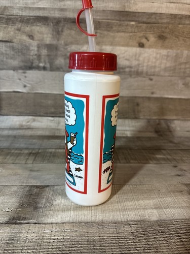 Vintage Cathy Water Bottle Straw (C) 1994 Guisewite Studio Beach Comic Funny - Picture 4 of 11