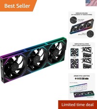 PC Cooling Fan 120mm ARGB Case Fans High Airflow Quiet 3 Pack