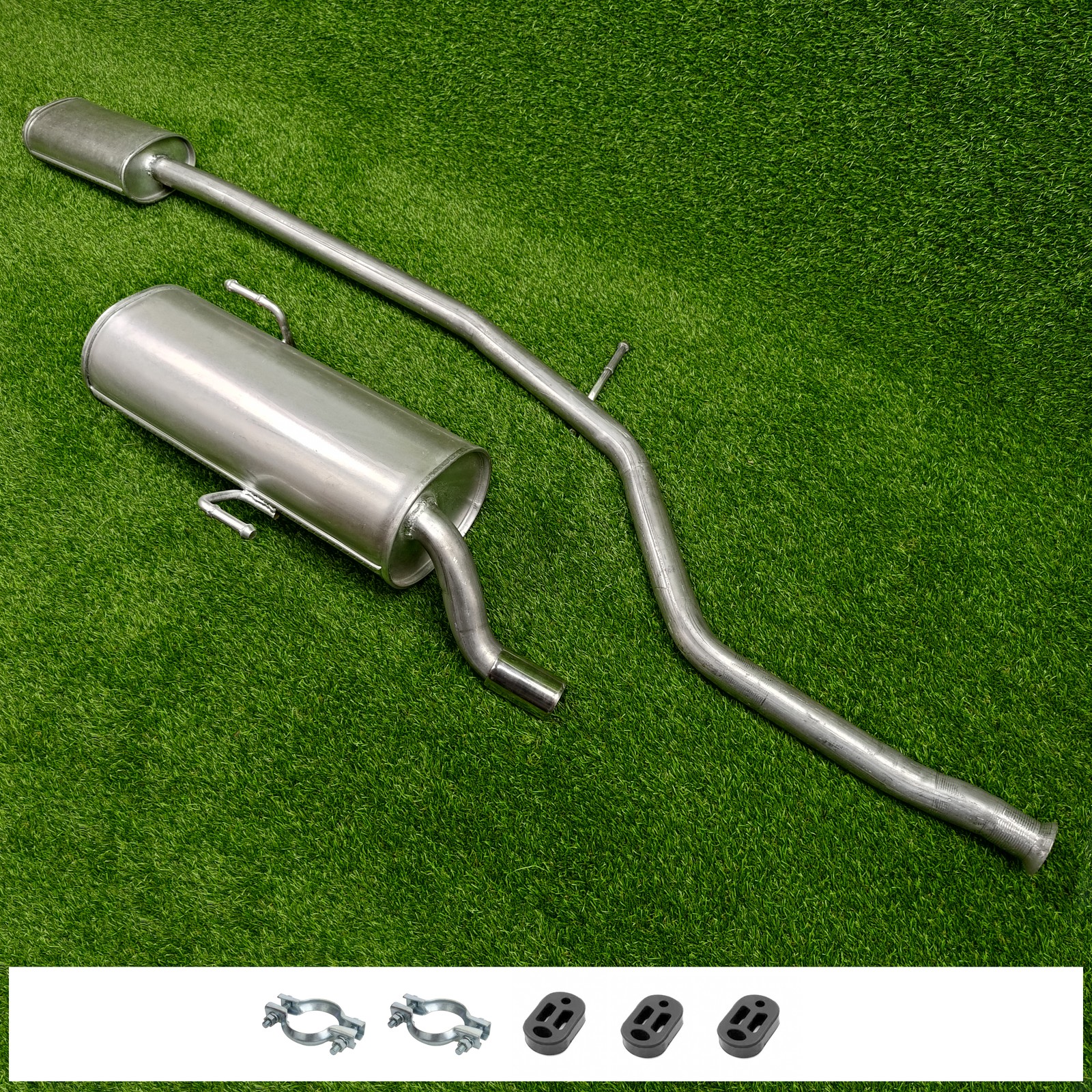 Pot d'échappement Peugeot 206 CC anti-corrosion en acier aluminisé longue durée