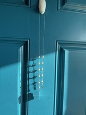 Faux Pearl Beaded Chain Lanyard Mask  Glasses Chain, or Necklace Silver Tone