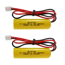 1.2v 900mAh Ni-CD AA Exit Sign Emergency Light Battery Compatible with Unitec...