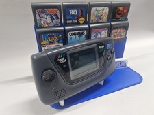Sega Game Gear With 8 Games And Display Stand - Good Working Order