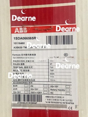 ship fedex A3S630 TMF500/5000 F F 3P 1SDA066565R1 circuit breaker 10116460