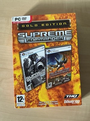 Original Windows/PC DVD Rom ''Supreme Commander & Forged Alliance'' 2007 Gold Edit