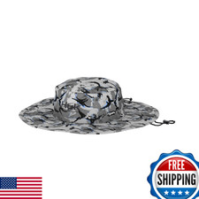 HUK Mens Boonie Hat Wide Brim Fishing Hat - Cane Bay Volcanic Ash One Size