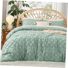 Comforter Set - Sage Green Comforter, Boho California King 19 - Sage Green