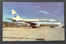 PAN AM Pan American World Airways Boeing 737-222 N64AF Aircraft Postcard