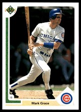 Mark Grace 1991 Upper Deck #134 Chicago Cubs MLB READ FREE SHIPPING AutographDen