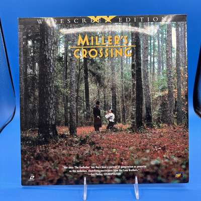 Miller's Crossing Laserdisc 1990 Gabriel Byrne Albert Finney Coen Brothers Cult