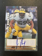 1997 Pro Line Gold ON CARD Jon Runyan Auto RC