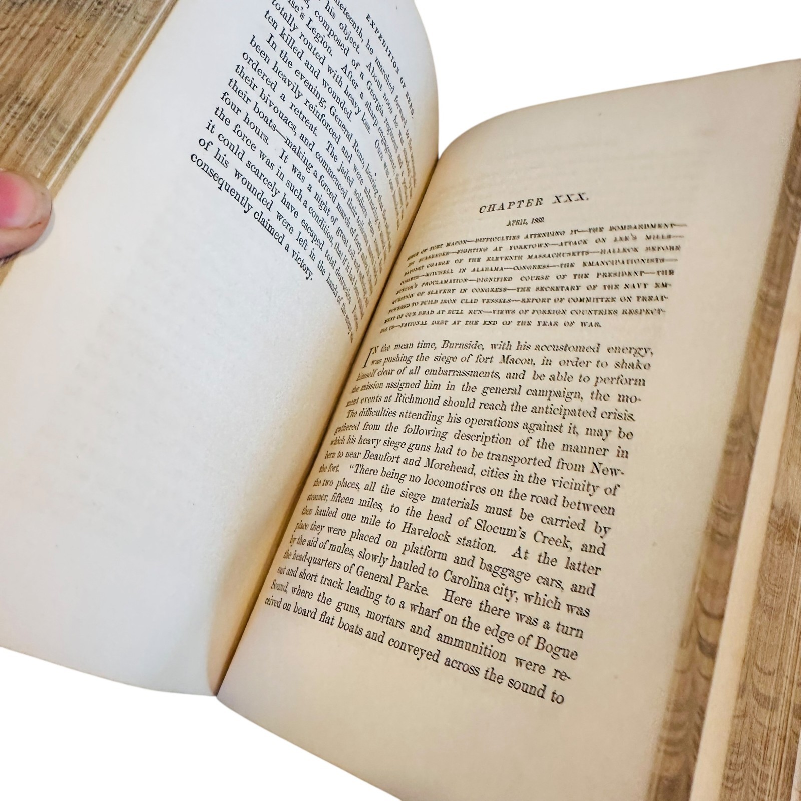 1863 Antique Civil War Book “The Great Rebellion” J.T. Headley Vol 1 Illus Print