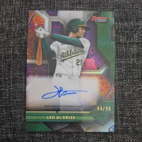 Leo De Vries #CA-LD 2025 Bowman's Best Circuitry Autograph card
