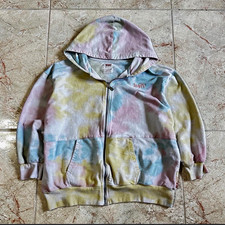 Levi's Unisex Kids Tie-Dye Full Zip Hooded Hoodie Cotton Size 12-14