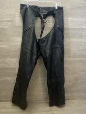 XPert Proformance Gear Chaps Leather Biker Size XS