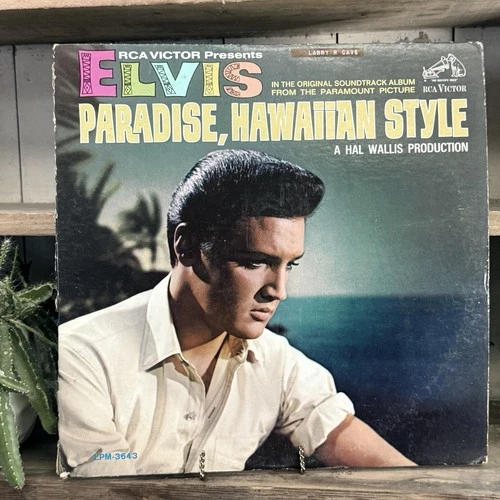 Elvis Presley Paradise Hawaiian Style VINYL LP record 1966 Stereo LSP 3643