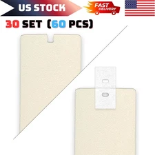 60 Pcs Vertical Blinds Replacement Slats Panels, Vertical Blind Repair Tabs Kit