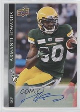 2021 Upper Deck CFL Auto Armanti Edwards #146 Auto 2d8