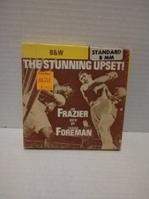  Rare  George Foreman KO'S Joe Frazier 8 MM Film 5 In Reel        CA3