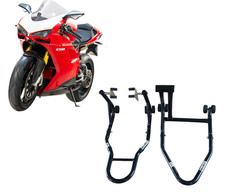 Coppia cavalletti alza moto anteriore + posteriore alzare ruote Ducati 1098 S R