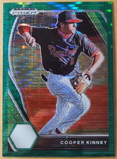 2021 Panini Prizm Draft Picks Cooper Kinney #PDP34 Green Pulsar Prizm Rays RC