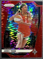 2024 Panini Prizm WNBA Jackie Young #1 Red Pulsar Prizm /299 Las Vegas Aces