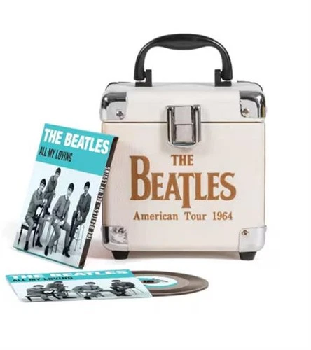 The Beatles 1964 "All My Loving Single" 3" Record with Carrying Case