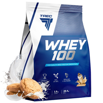 Trec Molkenproteinkonzentrat Whey 100, Keks, 700 g
