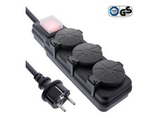 InLine Outdoor Socket 3 Way Protective Contact 16493Q