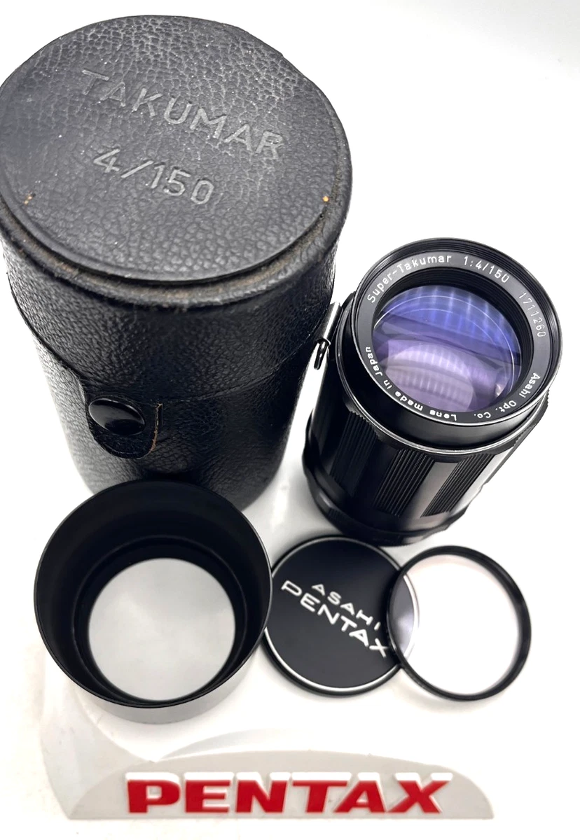 ASAHI PENTAX 150mm/F4 レンズ付き mayuriとレンズぬま *第七十四本* ASAHI PENTAX Super-Multi-Coated