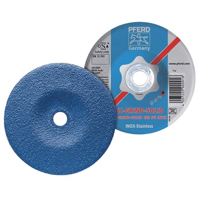 Pferd - 61236 - Pferd Grinding Disc 5x 5/8-11 Sg Inox Ceram, Box Of 10