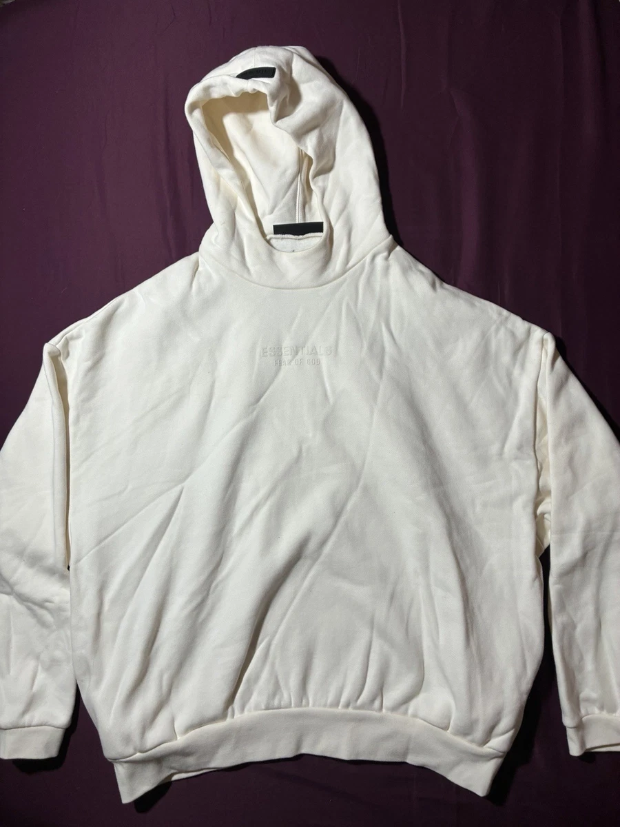 FOG ESSENTIALS HOODIE 白 L  新品 未使用 Fear of God White Hoodies & Sweatshirts for Men for Sale | Shop