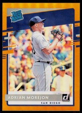 2020 Donruss Adrian Morejon 55 Holo Orange RC San Diego Padres