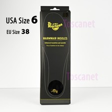 Dr. Martens WarmWair Faux Fur Insoles USA size 6, EU 38 Insulated Warmth, New