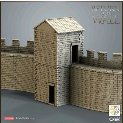Wargaming 28mm Roman Wall, Tower and Wall Variations Tabletop Miniaturen 