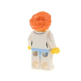 1X Lego Minifigure Ninjago Movie Lauren Orange Hair Double Face 70615 NJO350