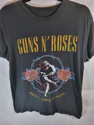 Guns'n Roses Retro Sweet Child of Mine T-Shirt Size Small Black Official Merch