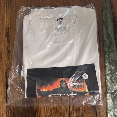 BRAND NEW FTP Scream Ghostface Billboard Grafitti White T-Shirt Size XL