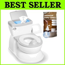 Realistic Potty Training Toilet with Flushing Sounds