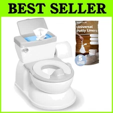 Realistic Potty Training Toilet with Flushing Sounds