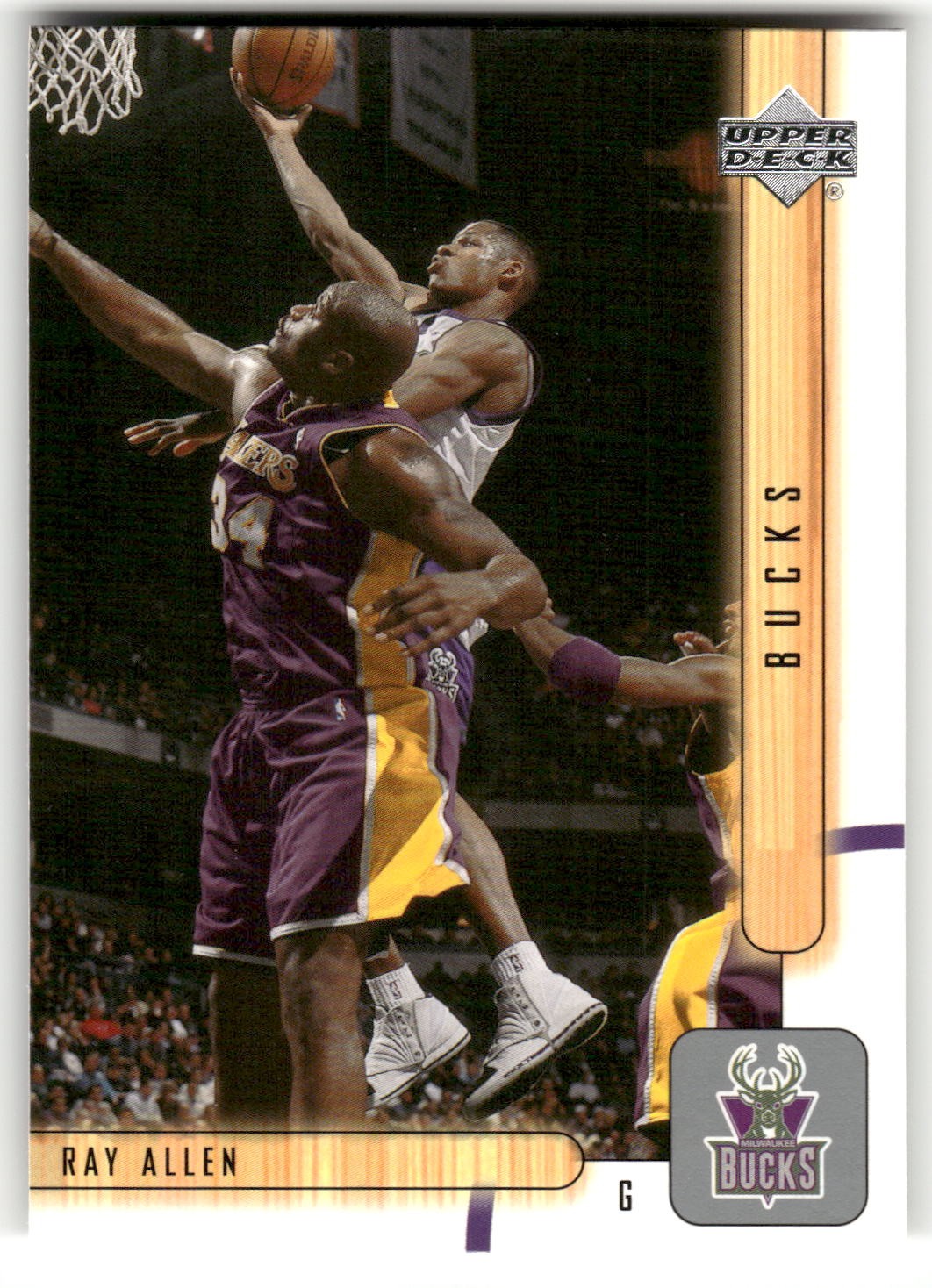 Ray Allen 2001-02 Upper Deck #93 Milwaukee Bucks