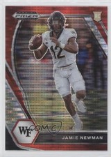 2021 Panini Prizm Draft Picks Red Pulsar Prizm Jamie Newman #135 4nl