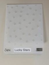 LUCKY STARS Retired Stampin Up Embossing Fold...