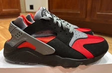 Nike By You Air Huarache Black Grey Red FD9781 900 Men's Size 8.5