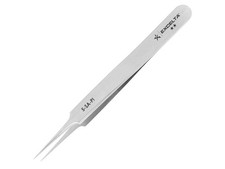 Excelta 5-SA-PI Tweezers, 2-Star, Straight, Tapered Ultra Fine Point, Anti-Mag.