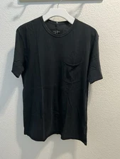 Rag & Bone Miles Pocket Tee Men’s  Cotton Classic Faded Blue Size S