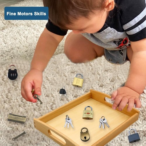Montessori Lock and Key Toy Set for Toddlers, Montessori Elementary Materials... - Picture 5 of 7