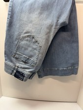 j jill denim Women  s Stretch High Rise Wide Leg Crop Jeans NWT Sz16 645