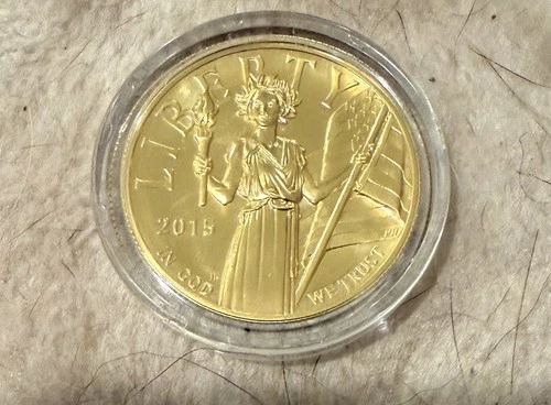 2015 W GOLD $100 HIGH RELIEF 1oz .9999 GOLD AMERICAN LIBERTY COIN BU
