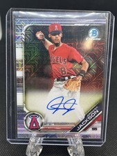 2019 Bowman - Mega Box Chrome Mojo Autographs Jeremiah Jackson #BMA-JJ (AU, RC)