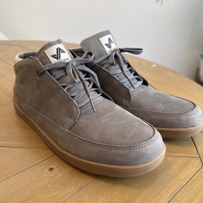Forsake Phil Chukka Boots Men's 10 Gray Suede/ Leather Lace Up Ankle Casual